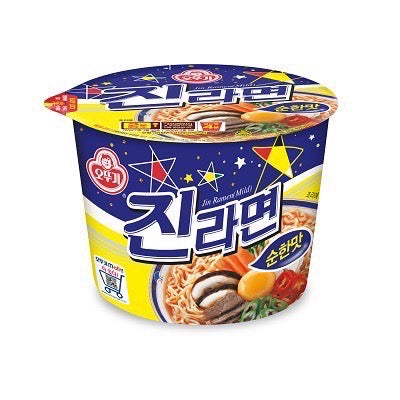 【不倒翁】韓國頂級金拉麵原味(碗裝)110g