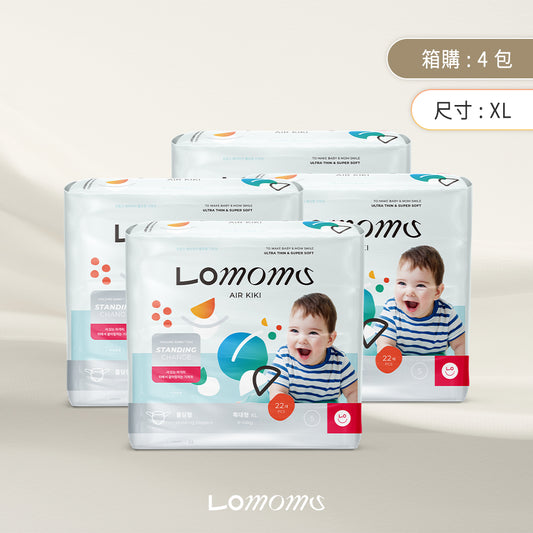 【Lomoms】愛·呼吸環繞型尿布 -XL號-4包入